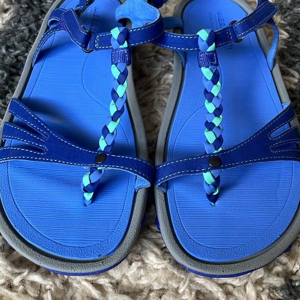 MERRELL Enoki Twist Outdoor Sport Sandals In Blue size 7